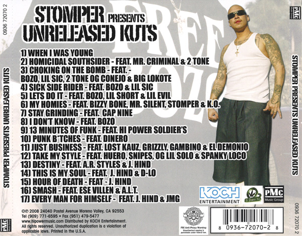 Stomper - Unreleased Kuts Chicano Rap